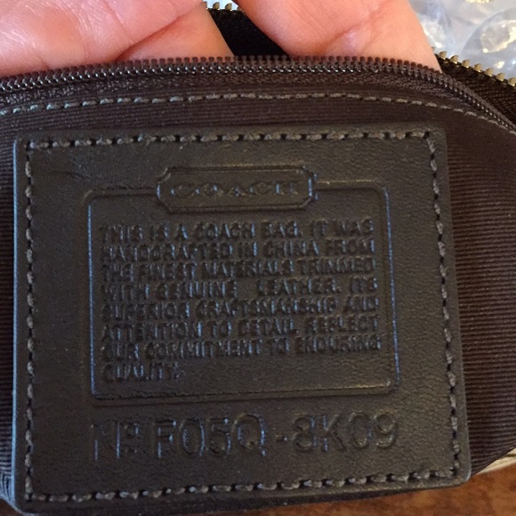 Coach Signature Jacquard and suede bag - Picture 5 of 7